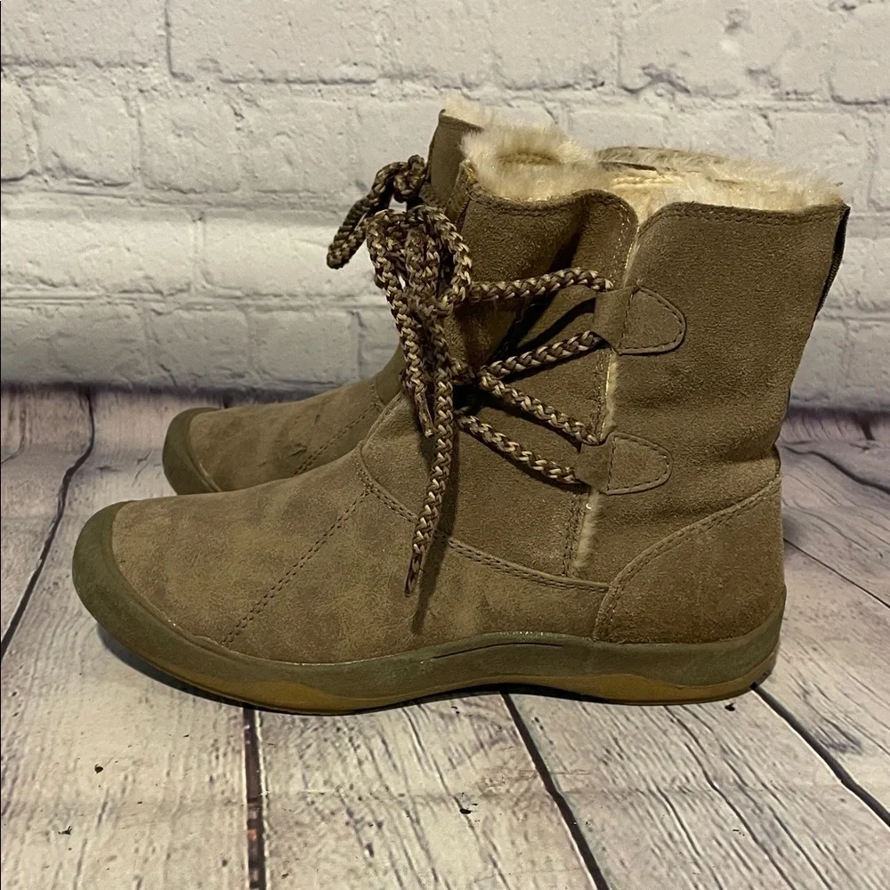 Eddie Bauer Suede Winter Boots Sz 6.5